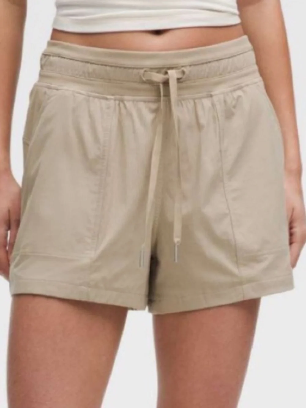 Lululemon Dance Studio High-Rise Short  in Tan | Size 4, 3.5